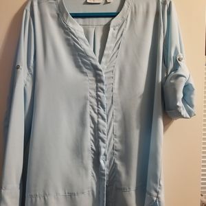 Roll tab long sleeved blouse